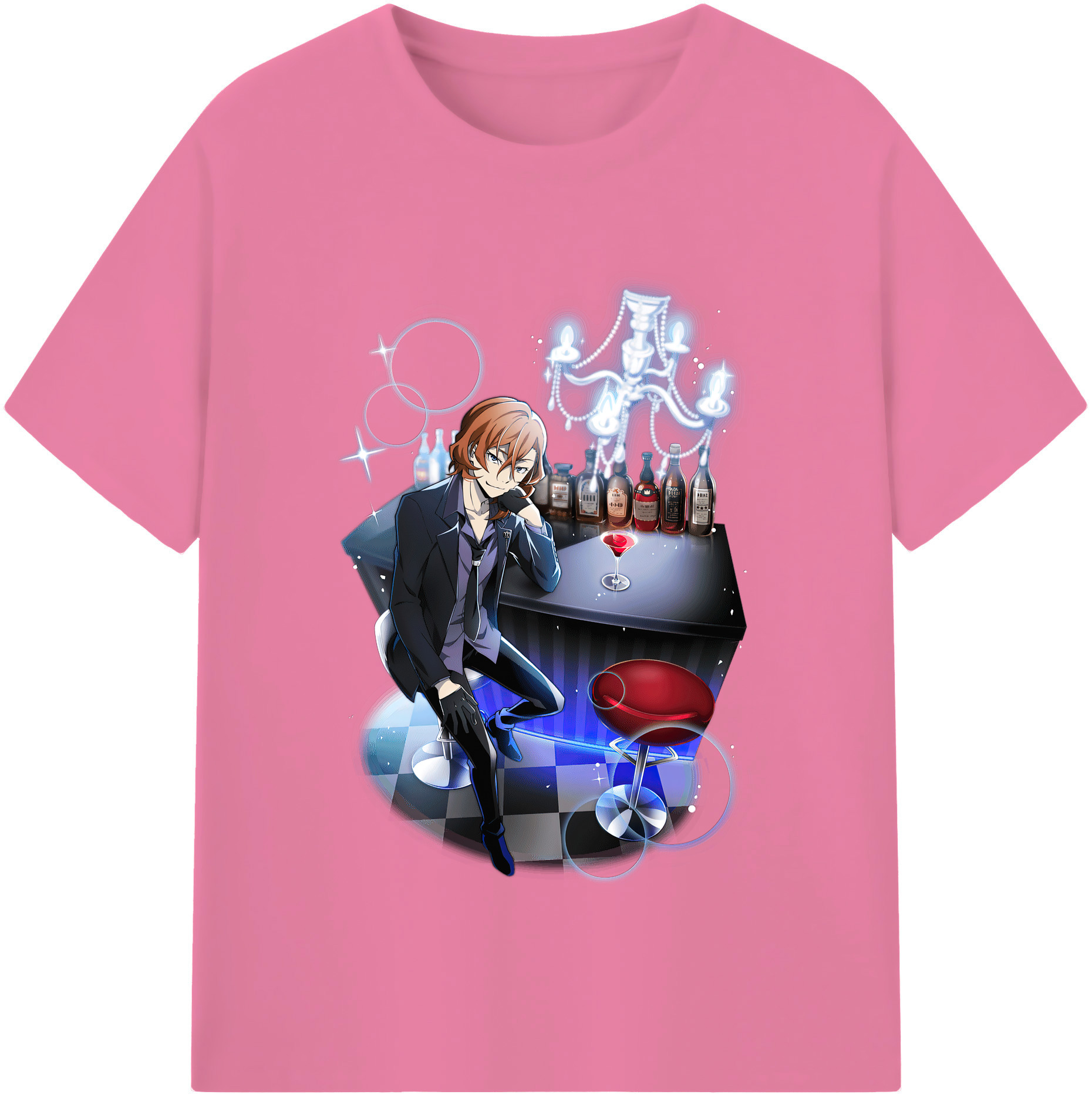 （画像用） 文豪ストレイドッグス Bungo Stray Dogs 綿100％半袖Tシャツ（フロントプリント）